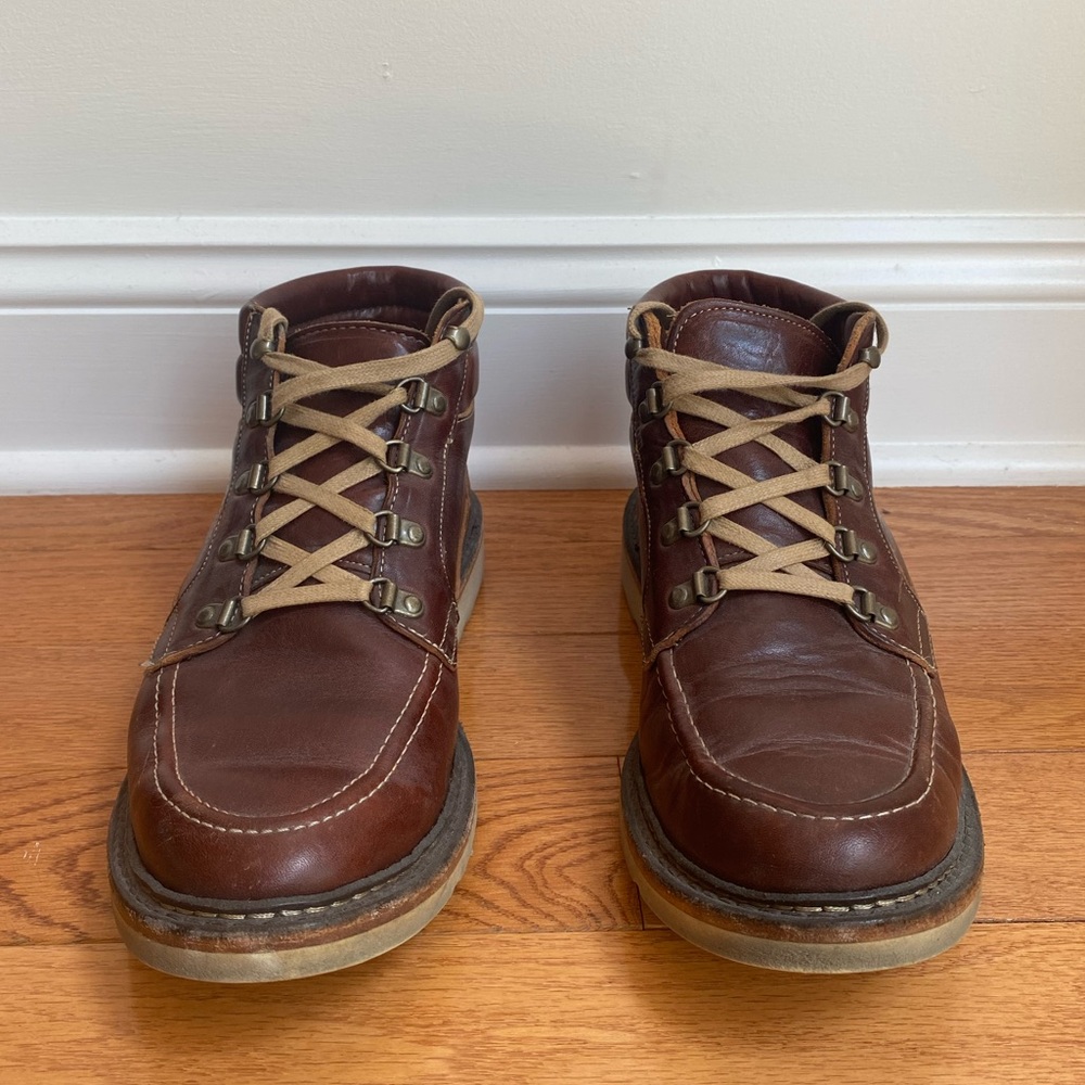 ALLEN EDMONDS BROWN ROTHSAY ANKLE BOOTS